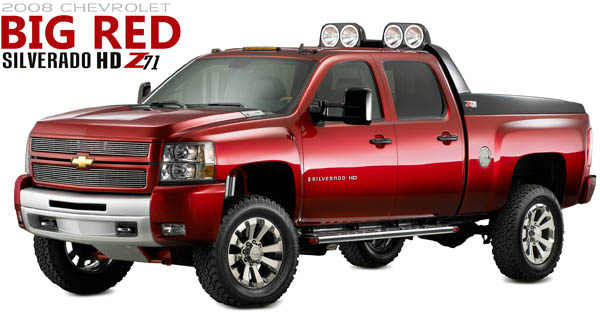 BIG RED 2008 Chevrolet Silverado HD Z71